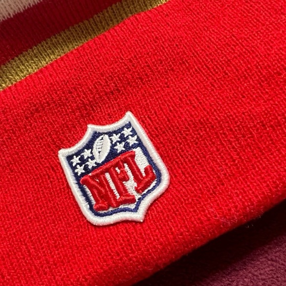 San Francisco 49ers New Era knit pom hat Pom beanie NEW UltraRARE NFL Super Bowl main image 4